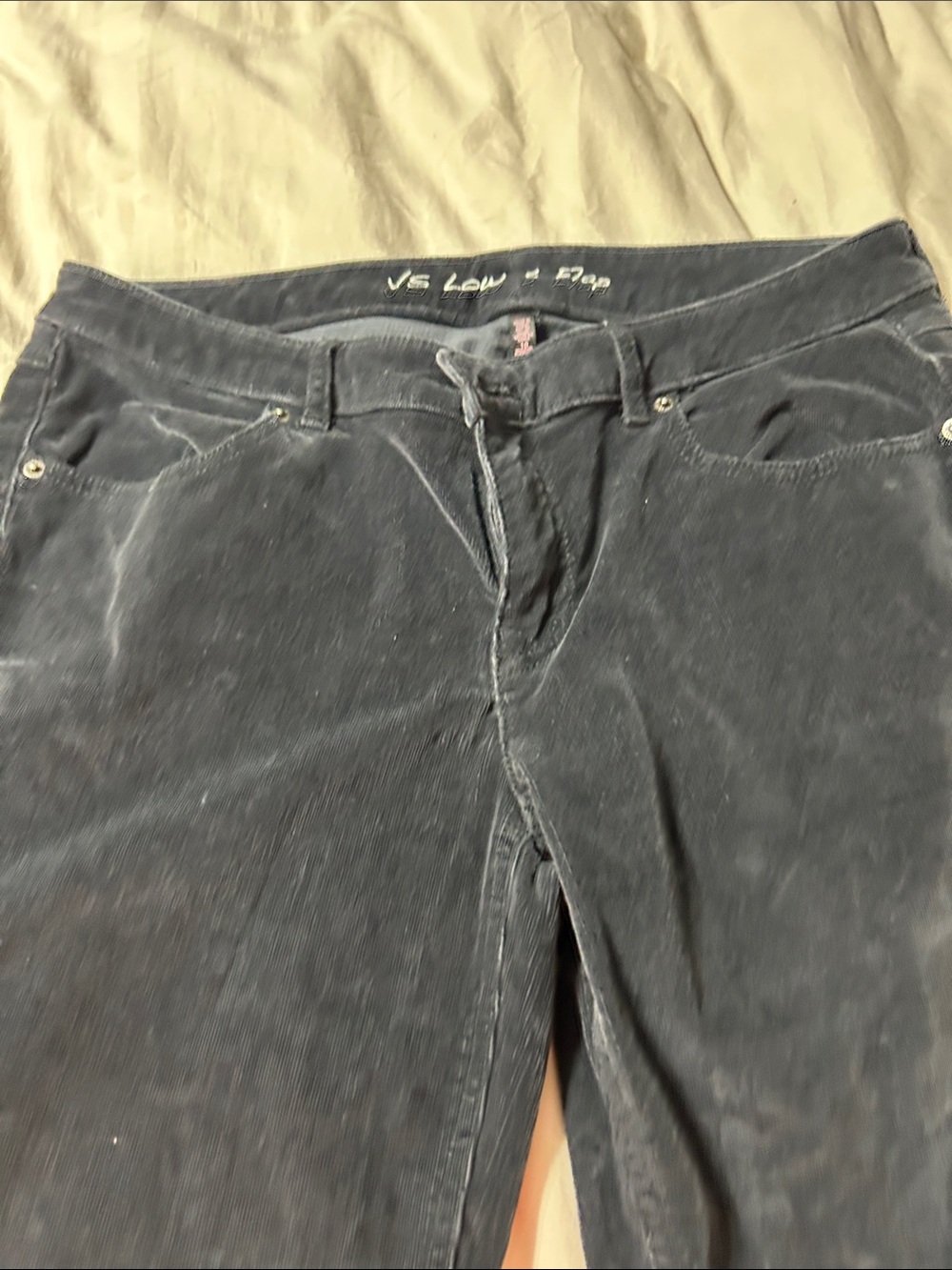 Low rise corduroy